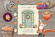 Welcome Fall Digital Illustrations, a Seasonal Illustration by becky nimoy (Thumbnail 2 of 6)