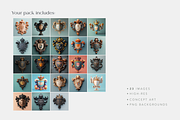 Coats of Arms, a Decorative Illustration by Picturesque Stories (Thumbnail 3 of 3)