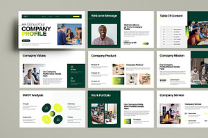 Company Profile Presentation Design, a Presentation Template by MightyDesign