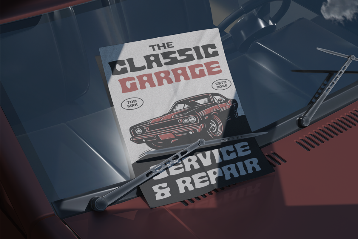 Vintage Runner Display Retro Sport F, a Font by PutraCetol Studio (Photo 2 of 5)