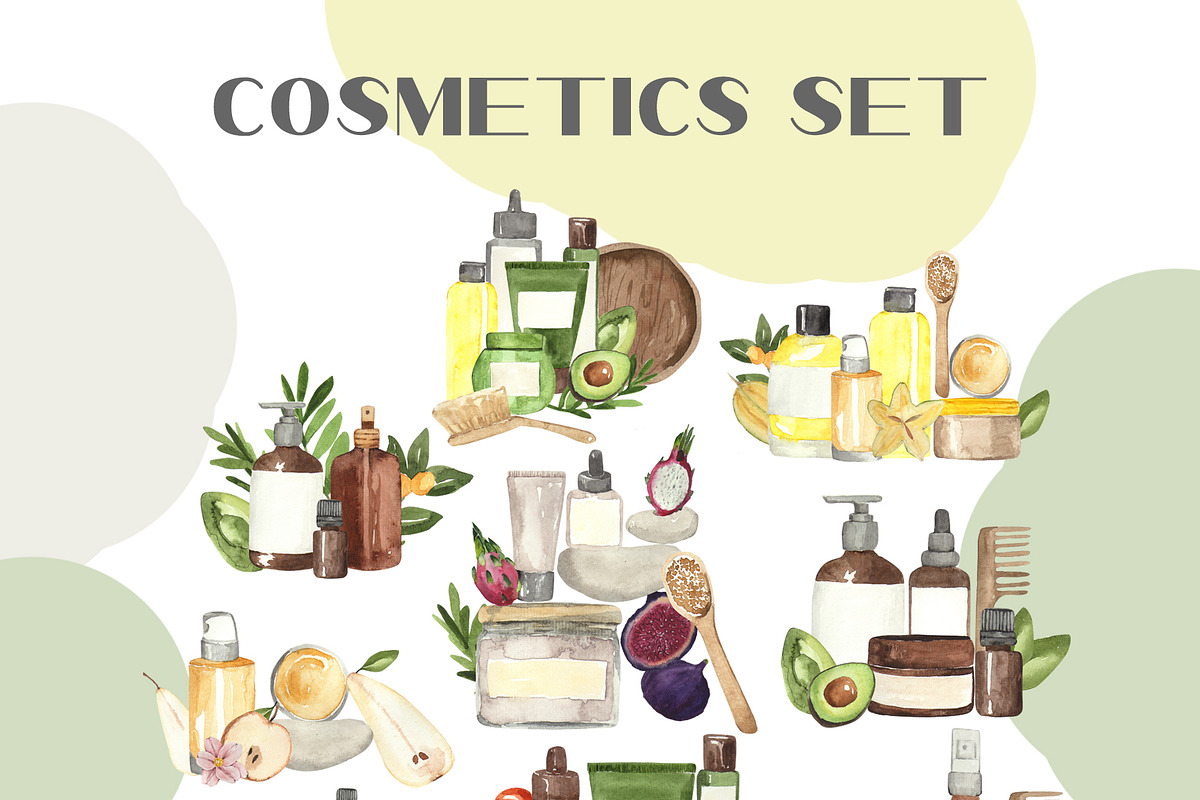 HELLO BEAUTY  cosmetic set, an Object Illustration by Julia Bogdan (Photo 5 of 8)