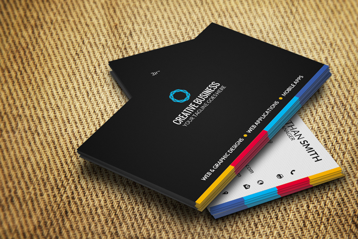 Clean Card CM068, a Business Card Template by annozio (Photo 2 of 4)