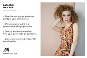 Fashion Mockup - Woman in Jumpsuit, a Shirt Mockup by Andrea Muller (Thumbnail 3 of 6)