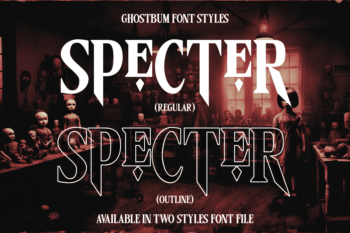 Ghostbum - Horror Font, a Blackletter Font by RagamKata (Photo 9 of 12)