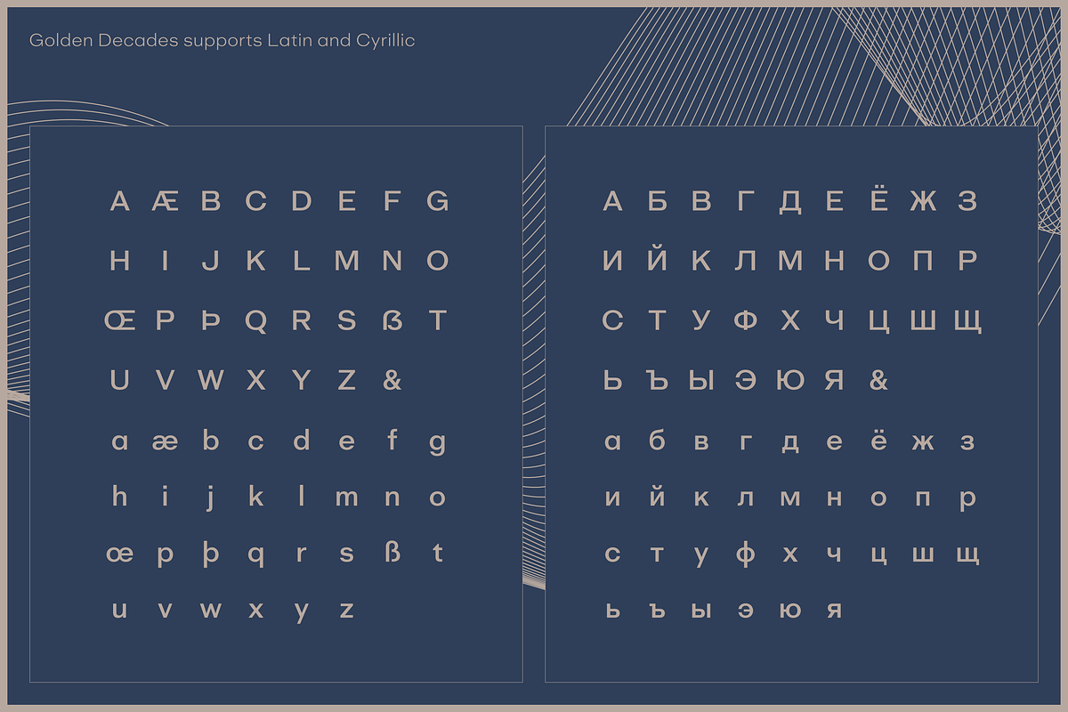 Golden Decades, a Sans Serif Font by Dharma Type (Photo 5 of 12)