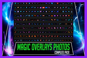 230 Magic Spell Overlay Effects