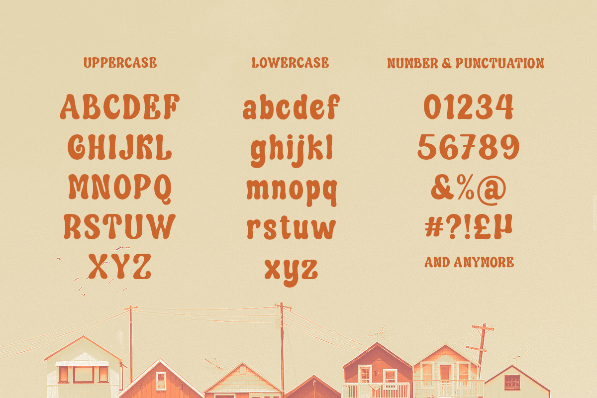 Nightlong - Display Retro Font, a Sans Serif Font by RagamKata (Photo 9 of 10)