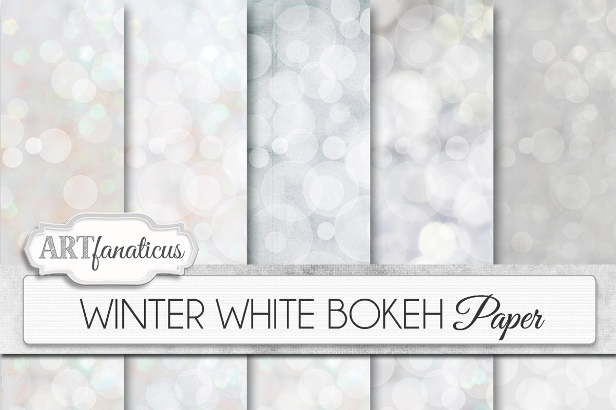 WINTER WHITE BOKEH, a Texture Graphic by Artfanaticus (Photo 1 of 3)
