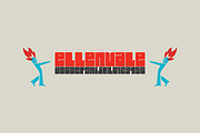 Ellenvale | Retro Display Font, a Sans Serif Font by Bend Industries (Thumbnail 5 of 5)