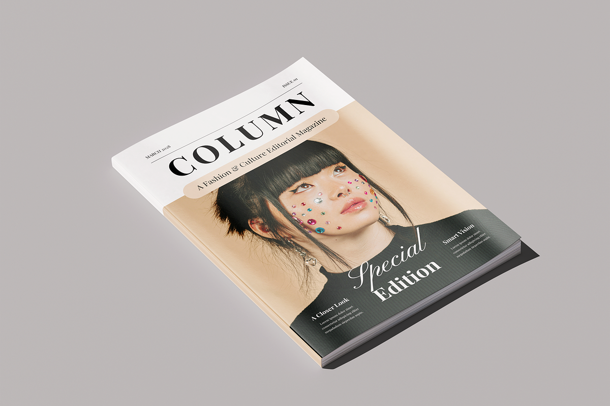 Magazine Layout | Canva & InDesign, a Magazine Template by Leaflove (Photo 2 of 10)