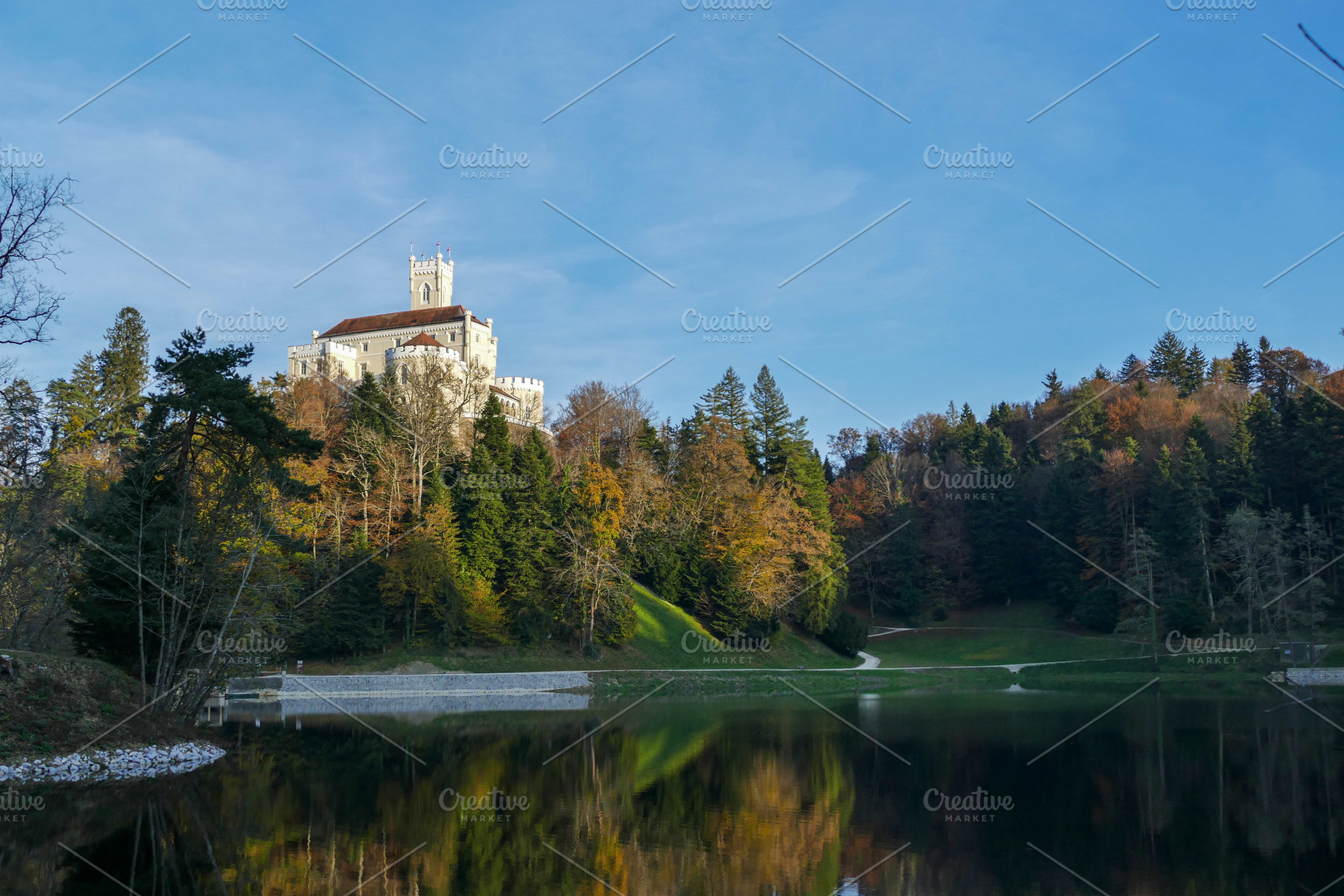 Trakošćan Castle, a Photo by Pozitivo