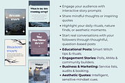 Coastal Witch Social Media Kit, a Social Media Template by Mochi Atelier (Thumbnail 8 of 14)