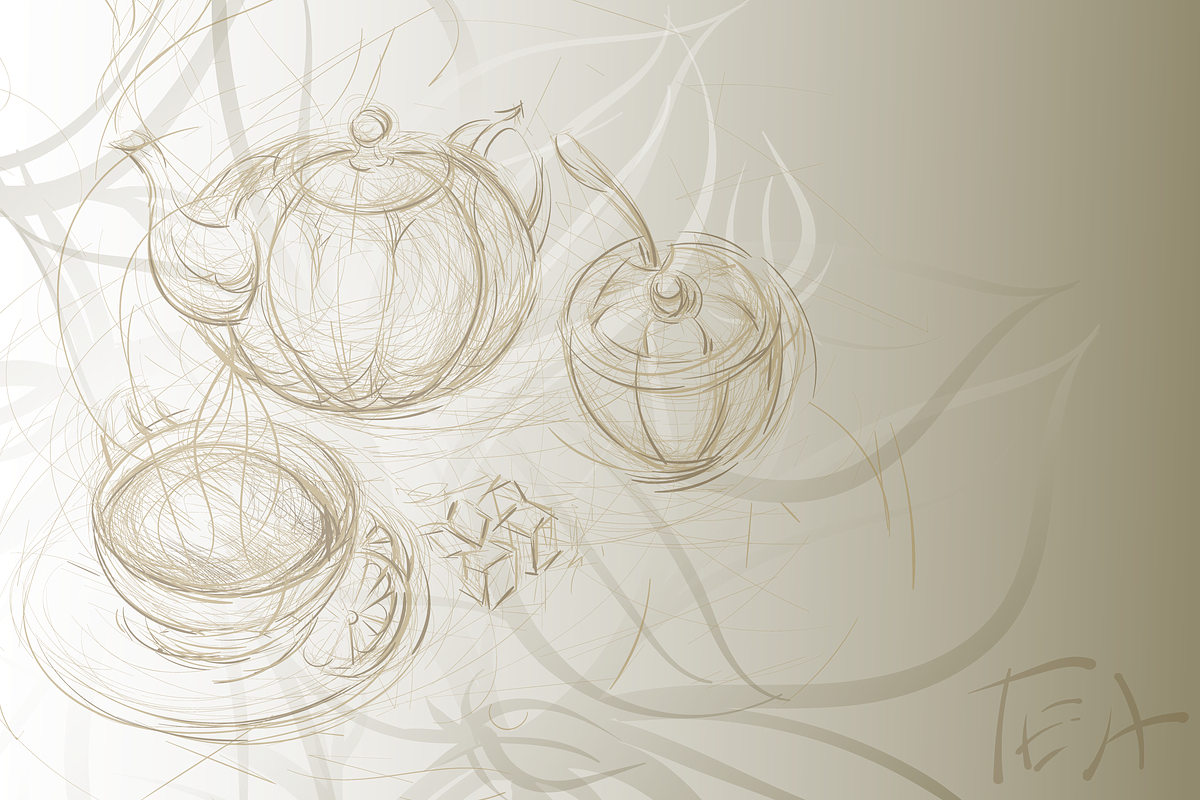 Set of cards tea menu., a Decorative Illustration by ArtOwl (Photo 3 of 3)