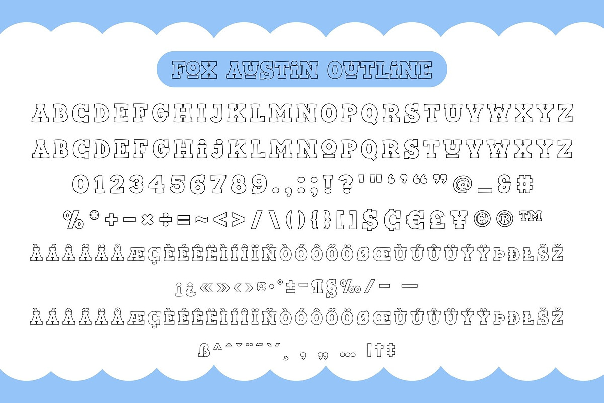 Fox Austin Fonts 4 Style, a Slab Serif Font by Fox7 By Rattana (Photo 9 of 10)