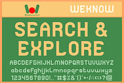 Subway font, a Font by weknow (Thumbnail 5 of 8)