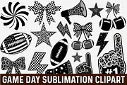 Game Day Sublimation Clipart PNG, an Illustration by SinaCreation (Thumbnail 1 of 7)