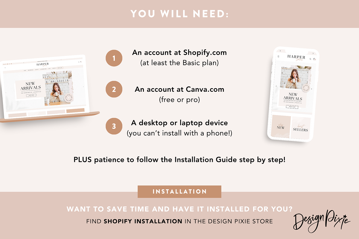 Minimal Aesthetic Shopify Theme, a Shopify Template by Design Pixie (Photo 10 of 11)