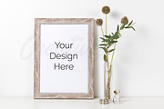 A4 Natural Frame Mockup Bundle, a Print Template by Creatives STOCK (Thumbnail 9 of 11)