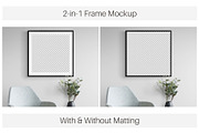 Square (2in1) Black Frame Styled, an Object Graphic by Loads of Lovely (Thumbnail 2 of 4)