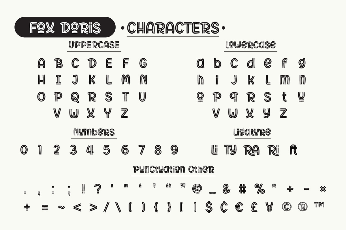 Fox Doris Font, a Handwritten Font by Fox7 By Rattana (Photo 7 of 9)