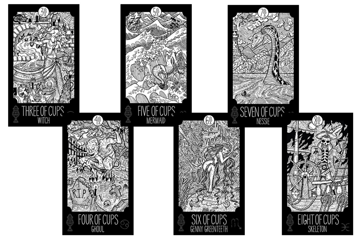 Fantasy Tarot cards, a Decorative Illustration by Samiramay (Photo 7 of 15)