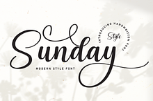 Sunday | Script Font