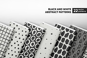 Black & white seamless patterns set, a Pattern Graphic by Good Studio (Thumbnail 1 of 36)