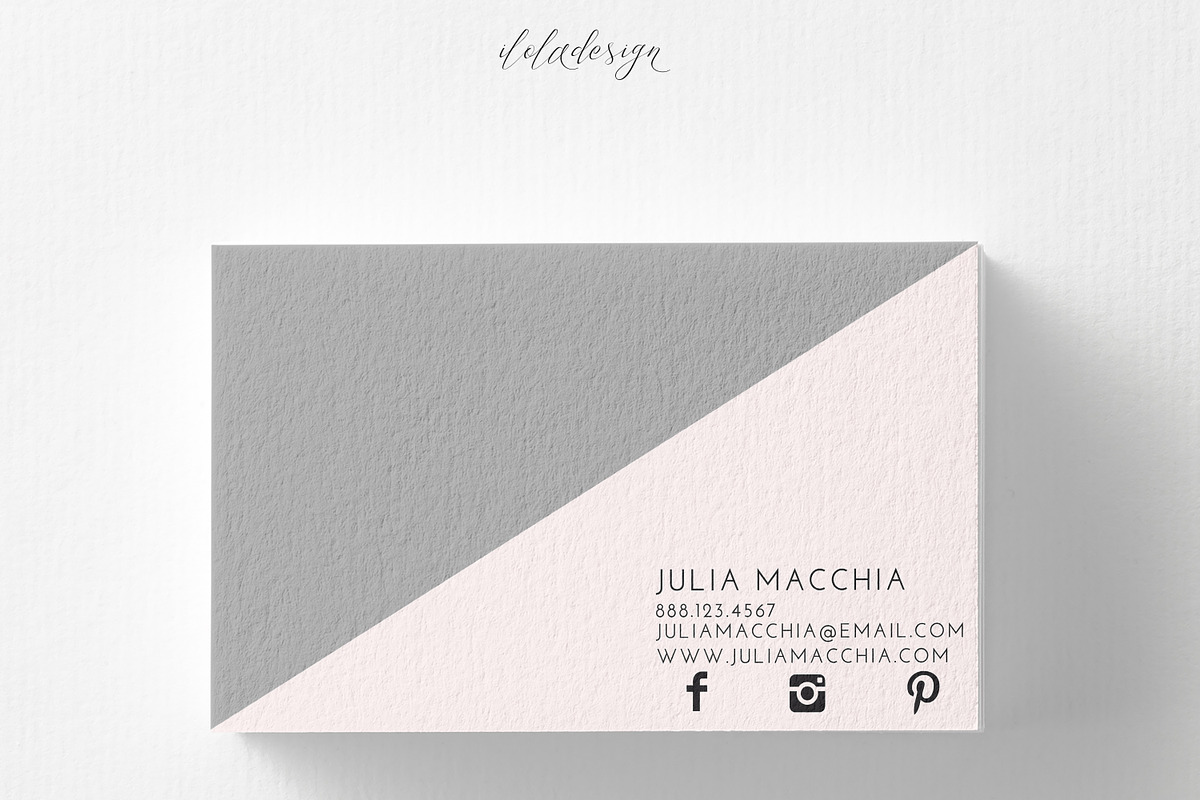 6 Elegant Business Cards-Bundle, a Business Card Template by iloladesign (Photo 3 of 13)