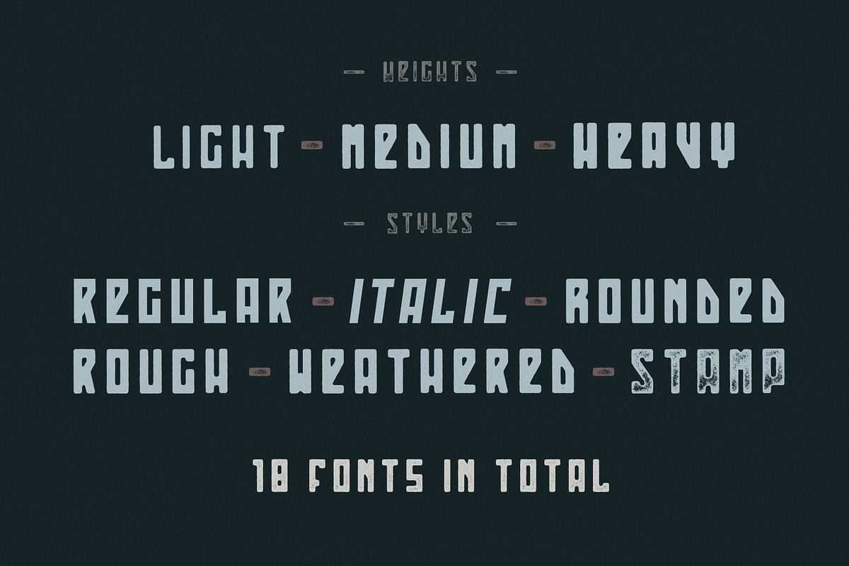 Norilsk - Brutalist Industrial Type preview 4