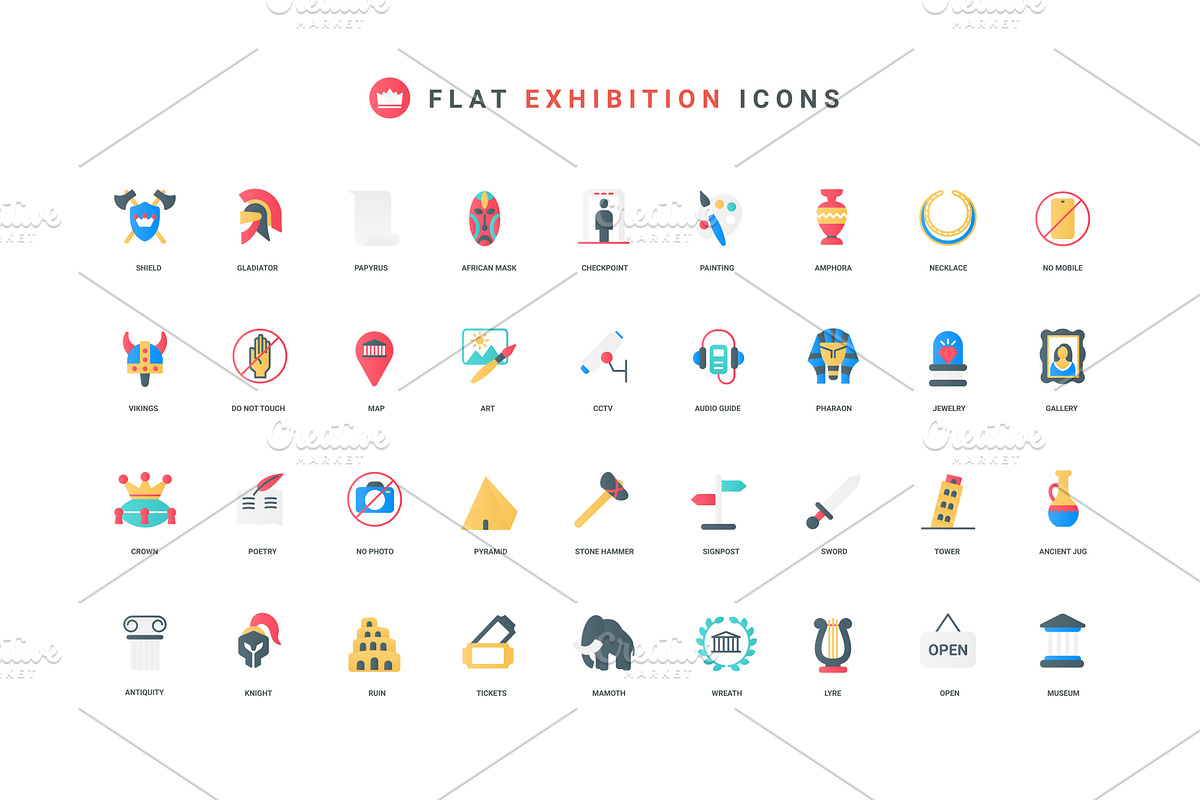 Museum, history and culture, art, an Object Illustration by Lemberg Vector
