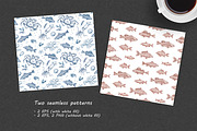 Hand drawn illustrations of sea food, an Illustration by Evgeniia Lanskikh (Thumbnail 4 of 5)