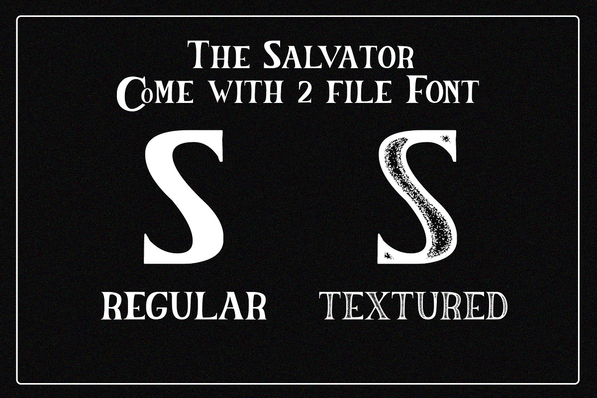 The Salvator - Vintage Font Package, a Serif Font by Dm Studio (Photo 10 of 12)