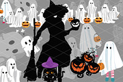 Halloween Clipart, an Object Graphic by Drawwell (Thumbnail 5 of 5)
