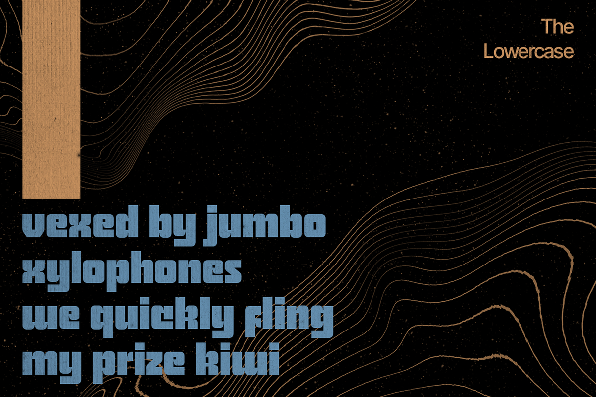 Kelspin - Blocky Experimental Fonts, a Sans Serif Font by Konstantine Studio (Photo 3 of 4)