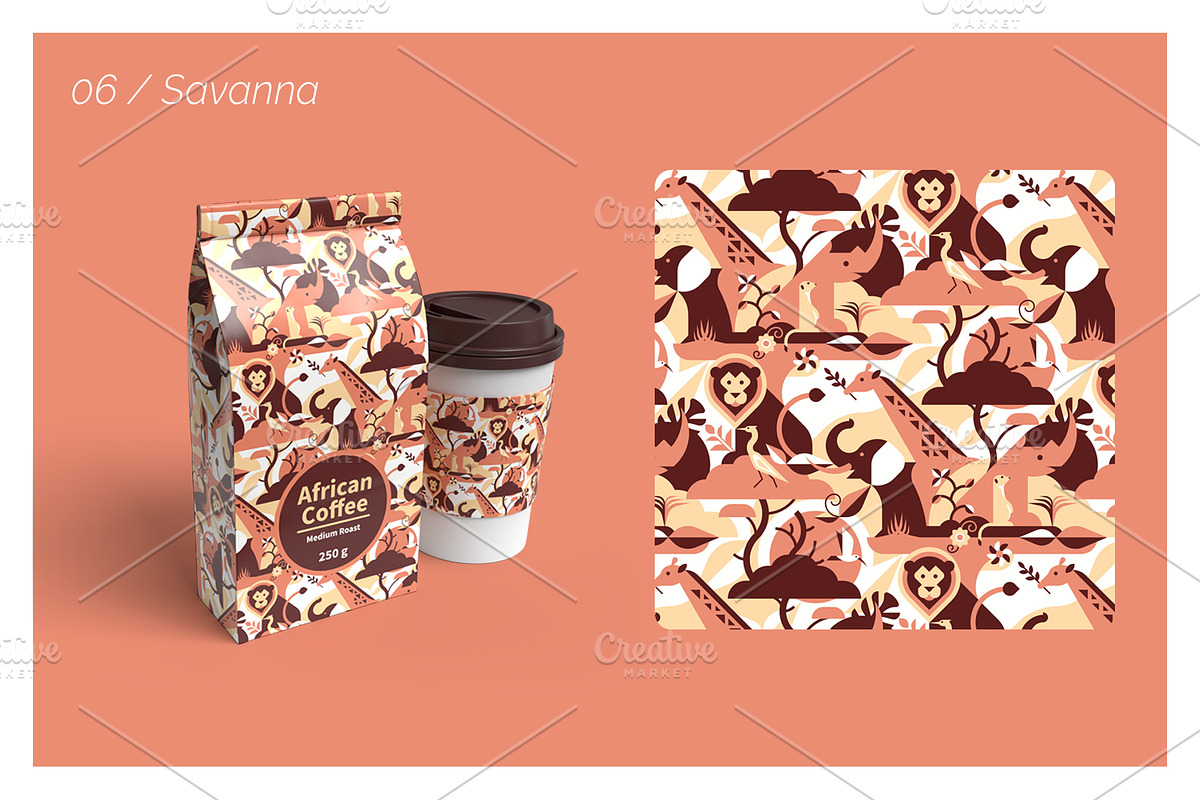 10 Seamless Animal Patterns, a Pattern Graphic by Alexey Boychenko (Photo 6 of 10)