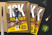 Run & Walk Flyer Templat, a Flyer Template by Boostock (Thumbnail 2 of 6)