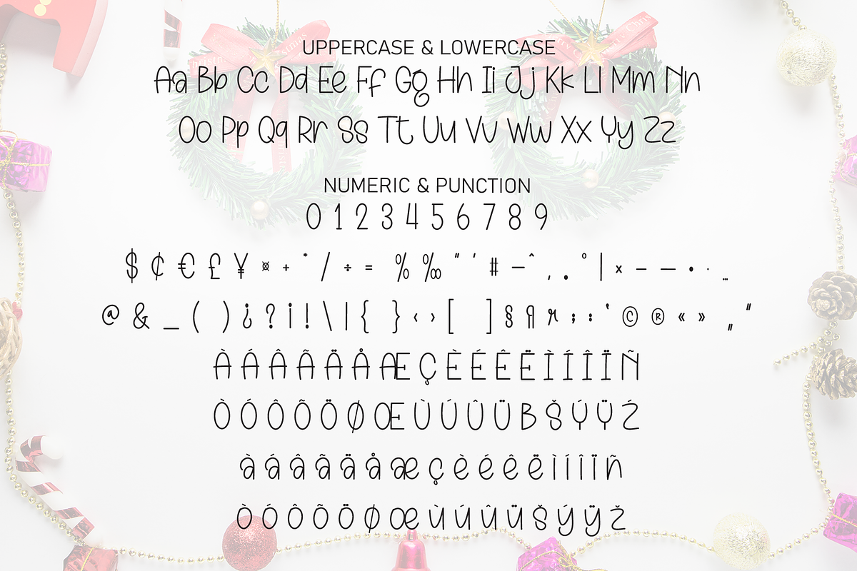 Christmas Decoration | Script Font, a Script Font by Scratchones (Photo 7 of 8)