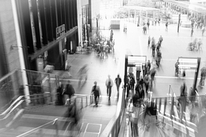 Busy City Transit | Japan | Osaka, a Transportation Photo by Jessie