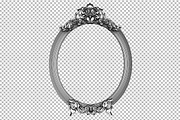 HI-RES VINTAGE OVAL FRAMES, an Object Graphic by 3DSTORE (Thumbnail 5 of 7)