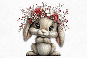 Whimsical Spring Animals Clipart, an Illustration by Craft Nest (Thumbnail 10 of 11)
