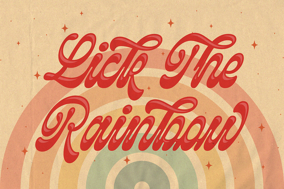 Thiquila - Layered Retro Script Font, a Script Font by Abbasy Studio (Photo 7 of 7)