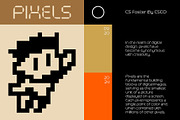 CS Foster – Pixel Font, a Sans Serif Font by Craft Supply Co. (Thumbnail 2 of 8)