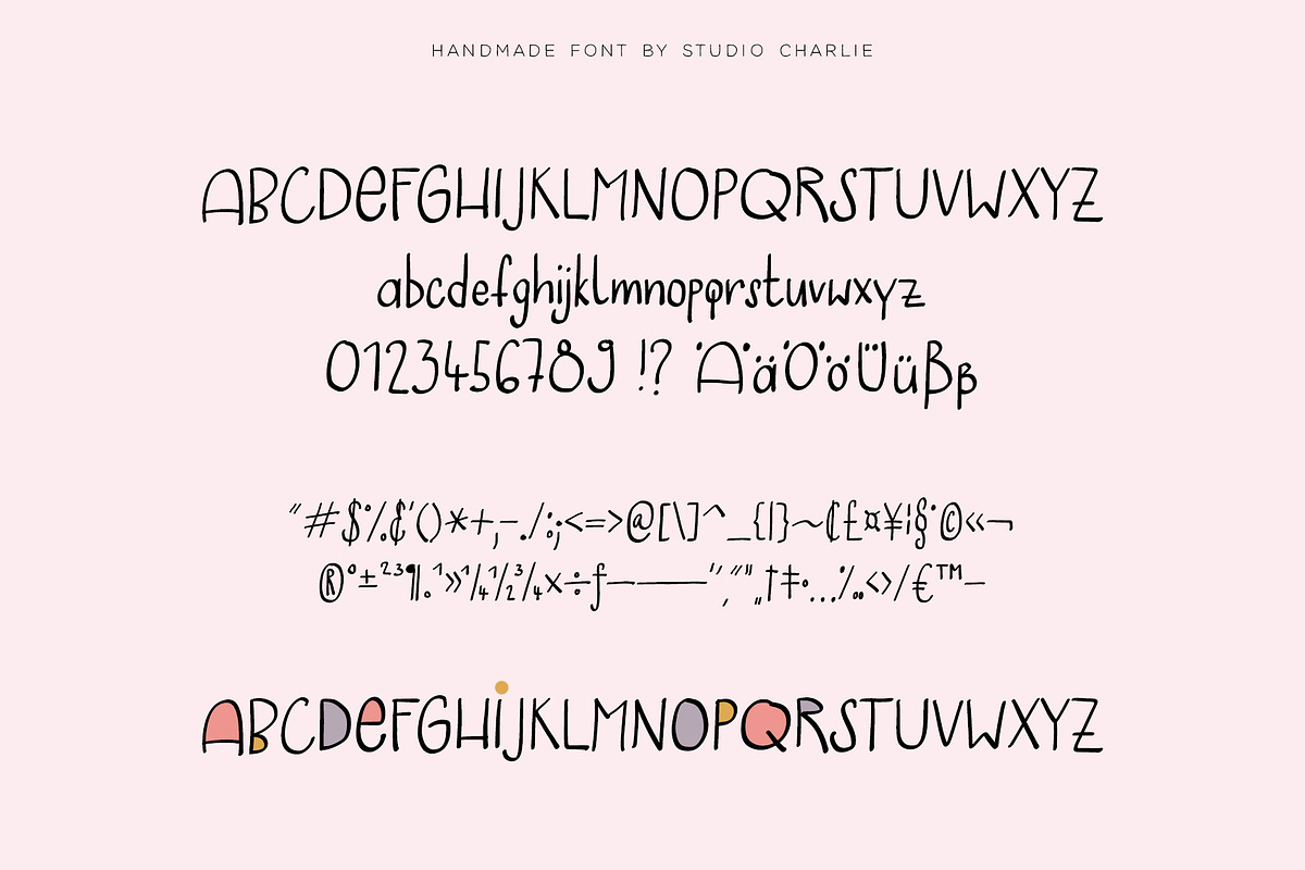 Konfetti - A Playful Doodle Font, a Handwritten Font by Studio-Charlie (Photo 2 of 2)