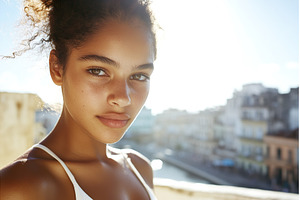 Young Cuban female posing outdoors, a Beauty & Fashion Photo by Lermont51