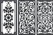 Floral Ornament Silhouette Panels, an Illustration by Designer_Momina (Thumbnail 7 of 20)