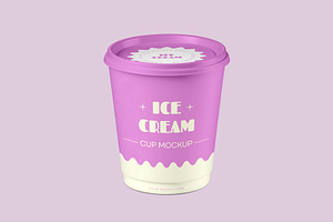 Ice Cream Cup Mockup, a Product Mockup by graphypix