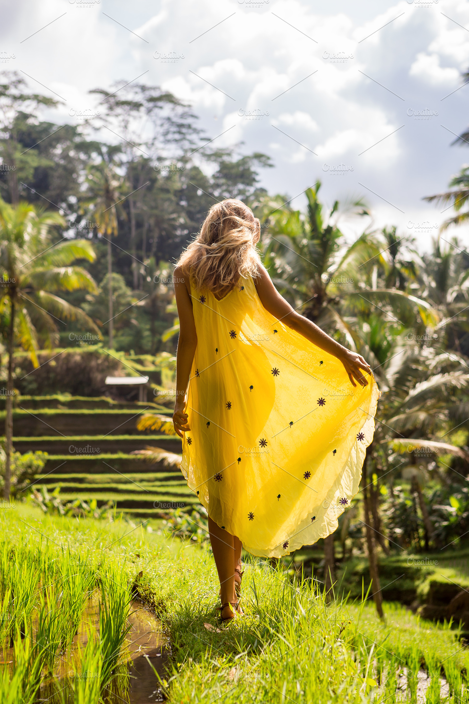 Never stop exploring our planet stock photo containing field and rice, a Nature Photo by Mikalai