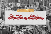 Midstar - Vintage Retro Font, a Script Font by Subectype Studio (Thumbnail 9 of 9)