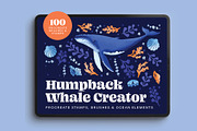 Whale Creator: 100 Procreate Brushes, a Brush Add-On by Pencil Twist (Thumbnail 1 of 11)