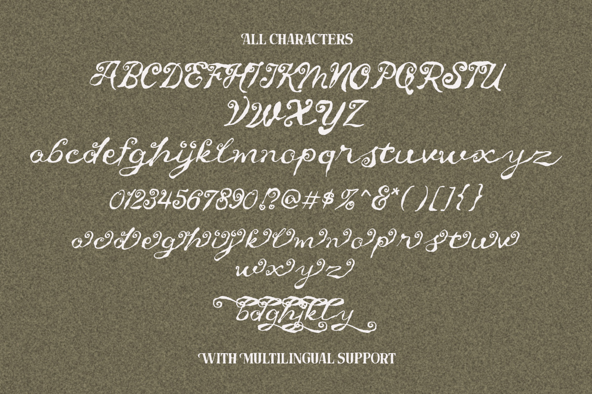 Untold Chapter Rustic Script & Serif, a Script Font by Letterhend Studio (Photo 14 of 14)